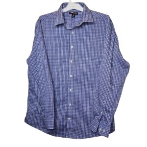 Men's Blue Checkered Shirt